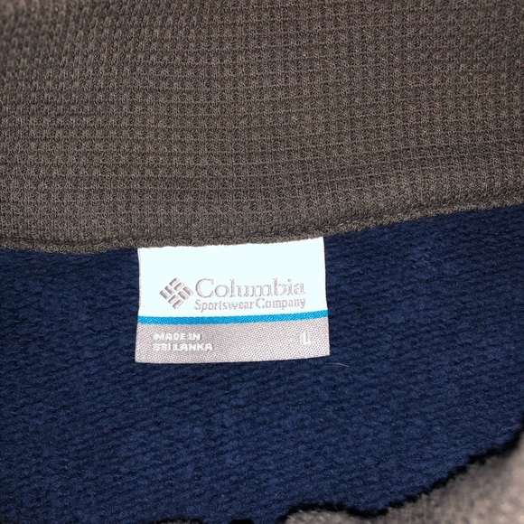 Men’s Columbia 1/4 Zip Pullover Jacket Sz. large - Picture 4 of 4
